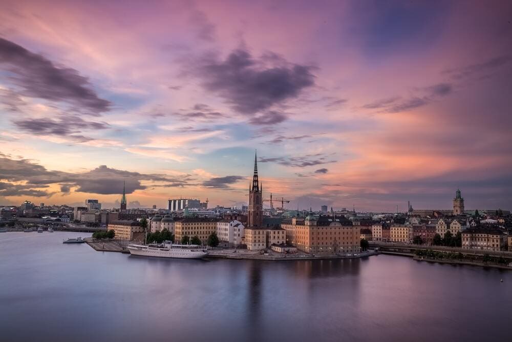 Zicht op Stockholm in Zweden. Een beëdigde vertaling Zweeds voor uw officiële documenten